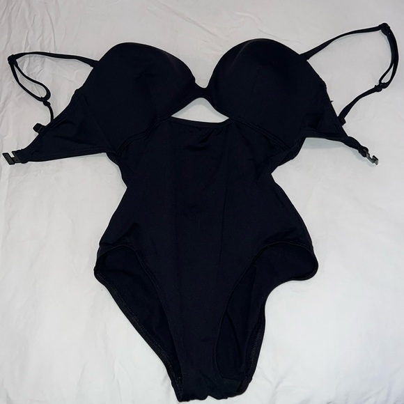 Proenza Schouler black molded cutout swimsuit in XS - Picture 2 of 3